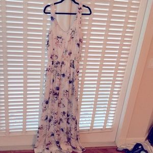 Show me your Mumu white floral long maxi